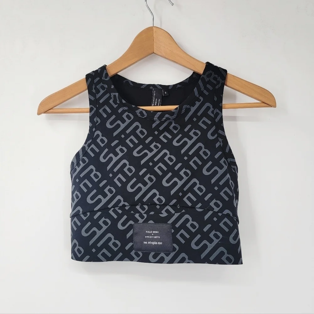 Sweaty Betty x Halle Berry Respin Edit Size Small Jinx Power Workout Tank Top